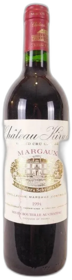 photo du vin Château Kirwan