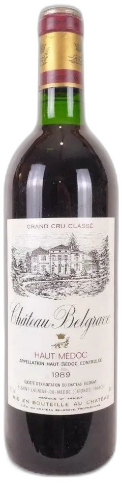 photo du vin Château Belgrave