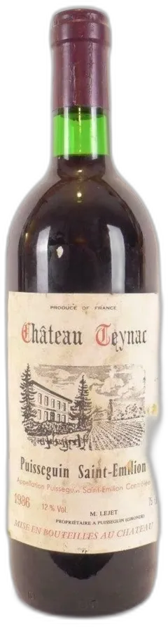 vue du vin Château Teynac