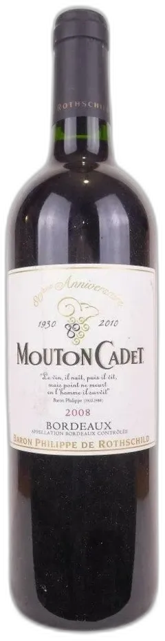 photo du vin Mouton Cadet Cuvée Anniversaire Baron Philippe de Rothschild