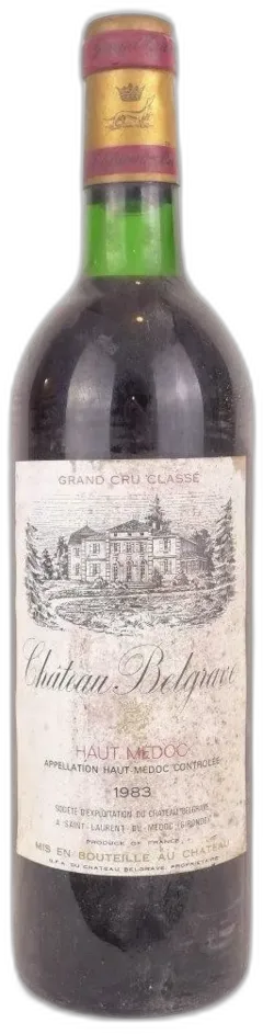 photo du vin Château Belgrave
