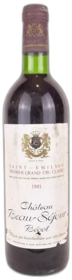 illustration du vin Château Beau-Séjour Bécot