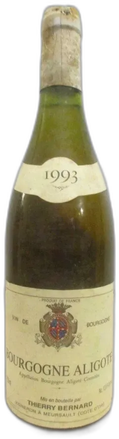 photo du vin Aligoté Thierry Bernard