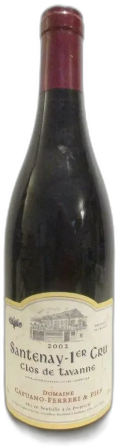 image du vin Capuano-Ferreri Clos de Tavanne