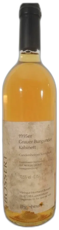 photo du vin Bossert Burg Kabinett