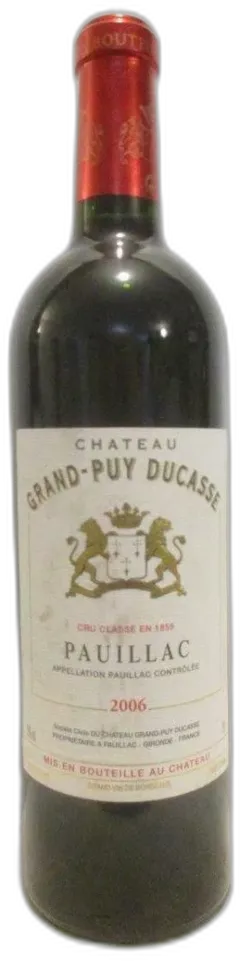 photo du vin Château Grand-Puy Ducasse