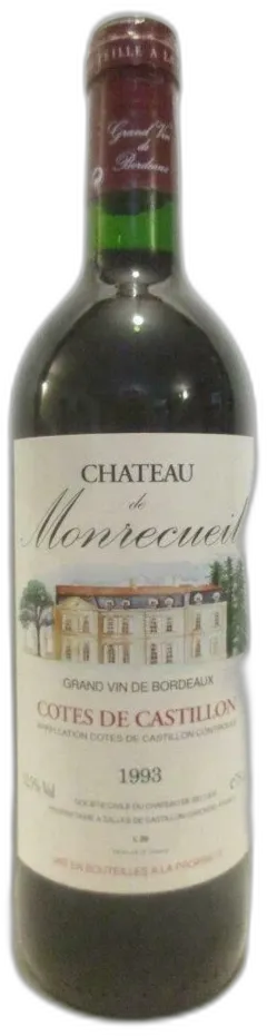 photo du vin Château de Monrecueil