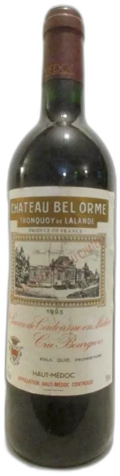 vue du vin Château Bel Orme Tronquoy de Lalande
