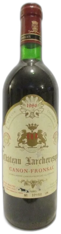 capture du vin Château Larchevesque