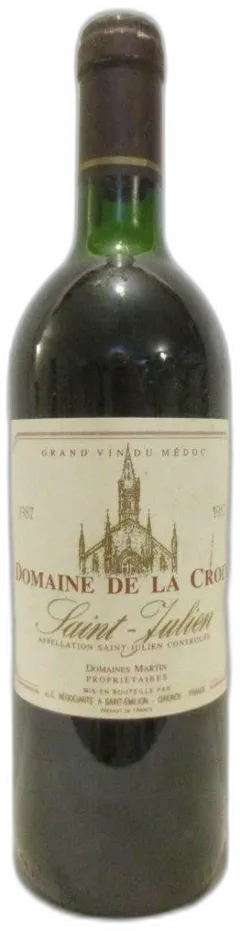 image du vin Domaine de la Croix Rouge