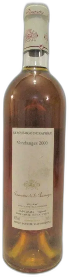 illustration du vin le Sous-Bois de Rayssac Liquoreux