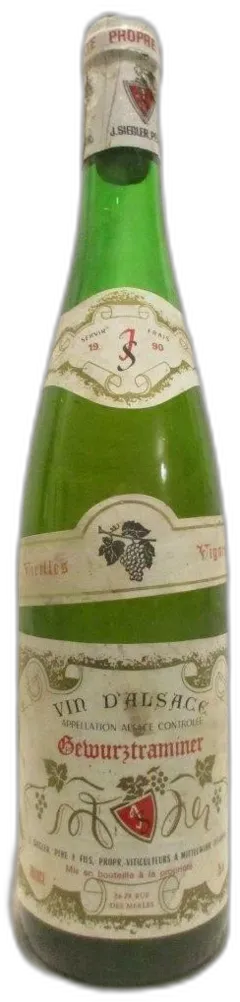 illustration du vin 1990 Gewurztraminer Siegler Vieilles Vignes Blanc Alsace