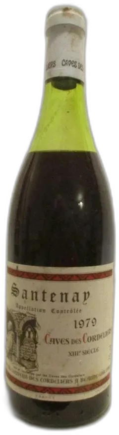 image du vin 1979 Santenay Pierre Ménard Caves des Cordeliers b3 Rouge Bourgogne