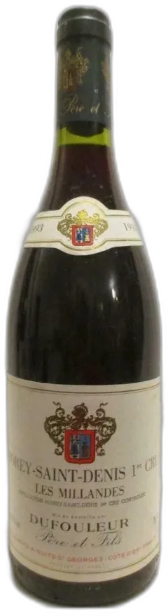 vue du vin Dufouleur les Millandes