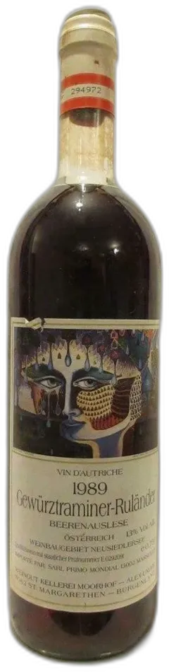 photo du vin Gewurztraminer-Rulander Beerenauslese Liquoreux