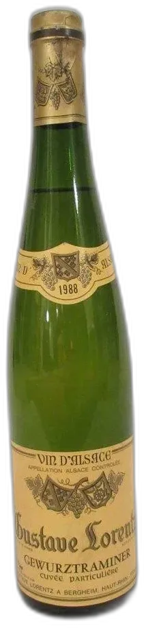photo du vin Gewurztraminer Cuvée Particulière Lorentz