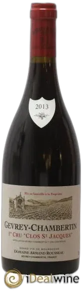 image du vin Clos Saint-Jacques