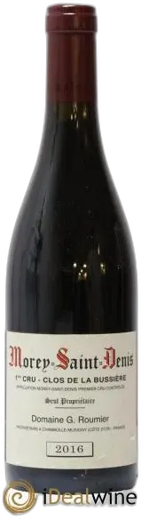 photo du vin Clos de la Bussière