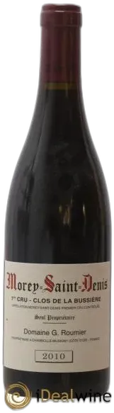 photo du vin Clos de la Bussière