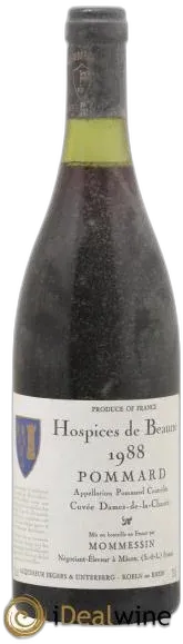 photo du vin Cuvée Dame de la Charité Hospices de Beaune Mommessin