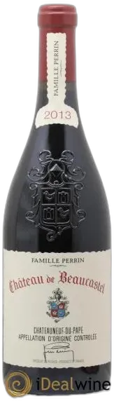 vue du vin Château de Beaucastel Famille Perrin