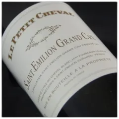 photo du vin Château Petit Cheval 1995 Etla