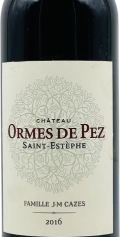 photo du vin Ormes de Pez