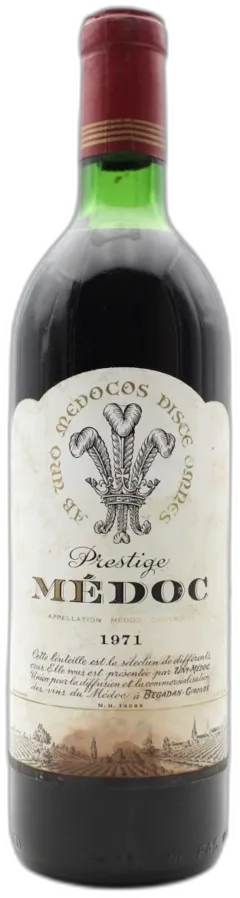 photo du vin Prestige Médoc 1971