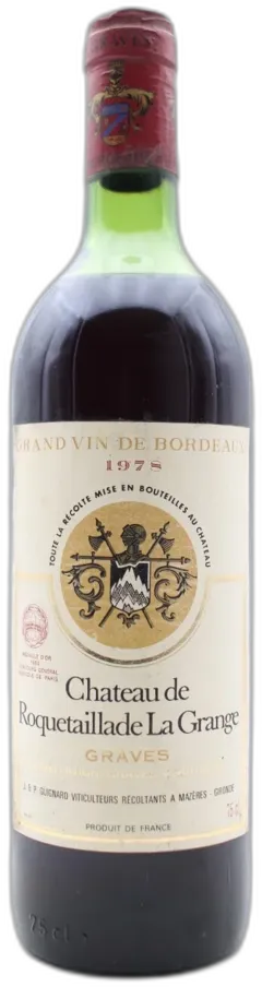 photo du vin Château Roquetaillade la Grange 1978