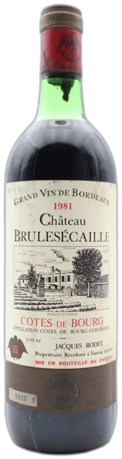 image du vin Château Brulesécaille 1981