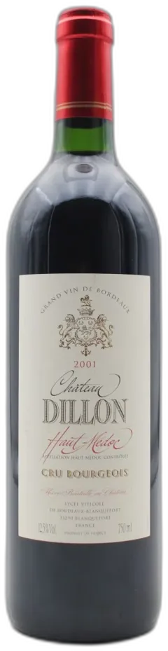 photos du vin Château Dillon 2001