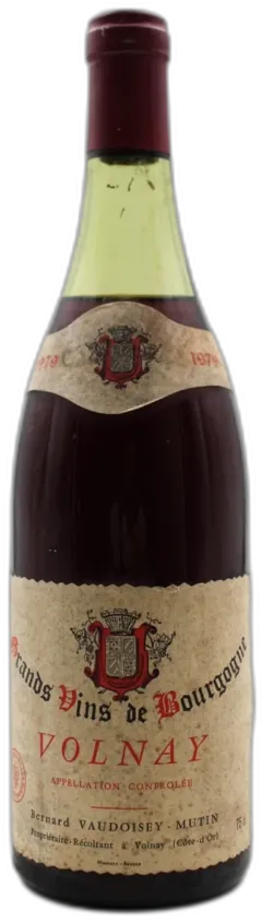photo du vin Volnay 1979 Domaine Bernard Vaudoisey-Mutin