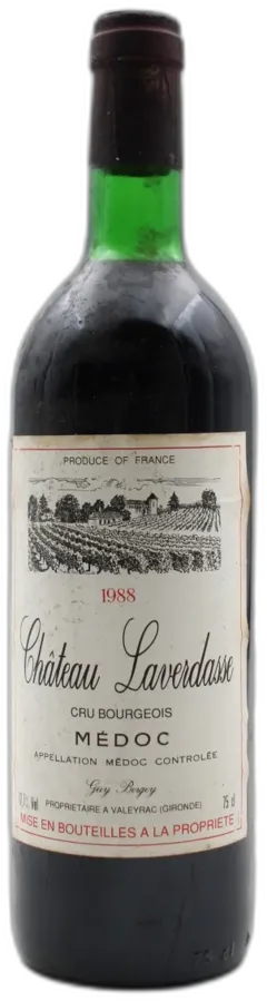 photo du vin Château Laverdasse 1988