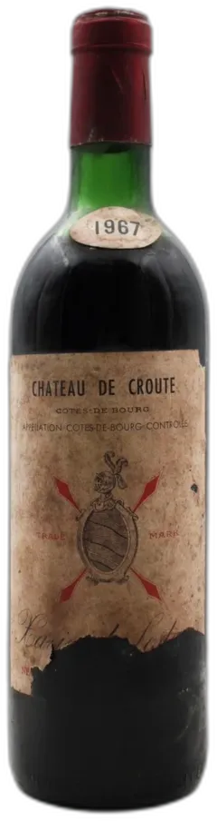 image du vin Château de Croute 1967