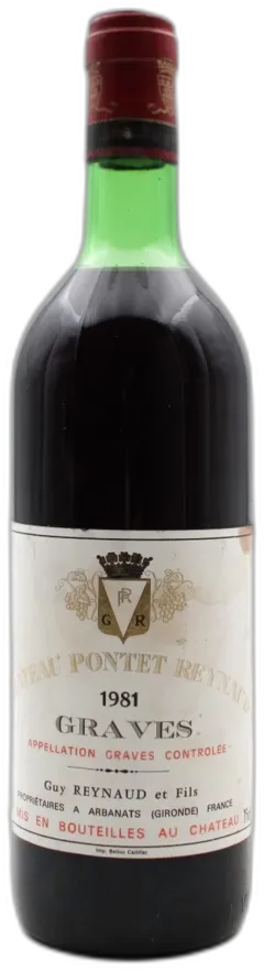 illustration du vin Château Pontet Reynaud 1981