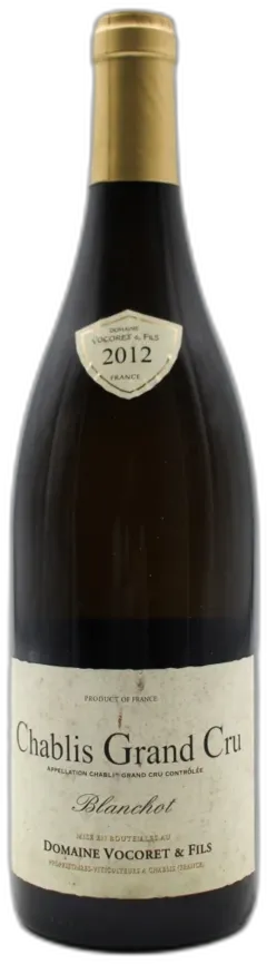 photo du vin Chablis Grand Cru Blanchot 2012 Domaine Vocoret