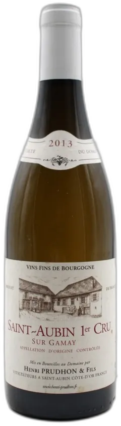 image du vin Saint-Aubin 1er Cru Sur Gamay 2013 Domaine Prudhon