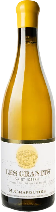 photos du vin m Chapoutier Saint-Joseph les Granits Blanc