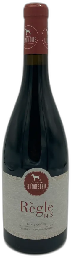 image du vin Minervois “Règle n3” Domaine Plô Nôtre Dame