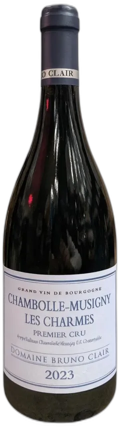illustration du vin Chambolle-Musigny 1er Cru les Charmes Rouge Domain Bruno Clair 2023
