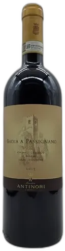 photo du vin Badia a Passignano Gran Selezione Docg Chianti Classico 2013