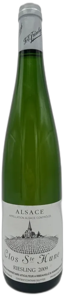 photo du vin Domaine Trimbach Clos Ste Hune Alsace France