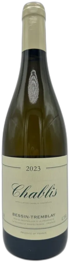 image du vin Domaine Jean-Claude Bessin Tremblay Chablis Chardonnay Bourgogne France