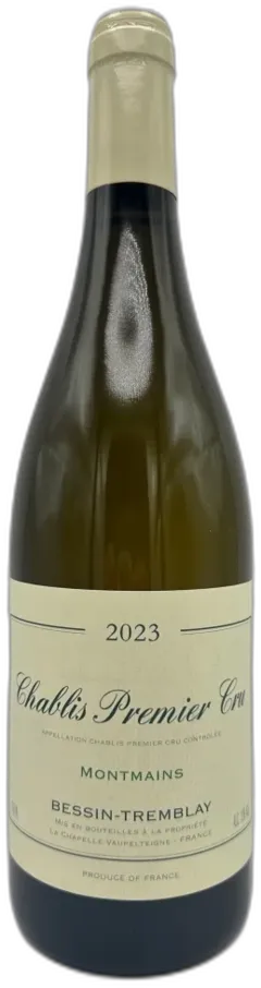 image du vin Domaine Jean-Claude Bessin Tremblay Chablis Montmains Premier Cru Bourgogne France