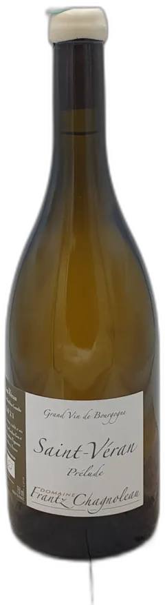 capture du vin Saint-Véran "Prélude" Frantz Chagnoleau