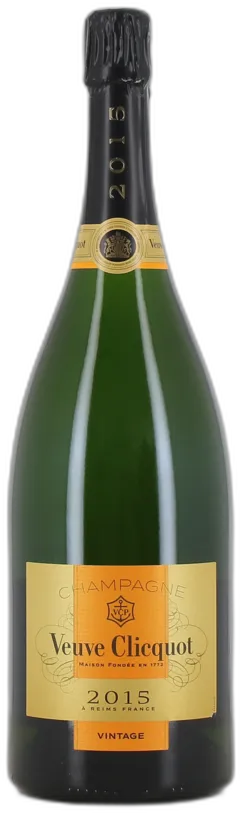 vue du vin Magnum Champagne Vintage 2015 Veuve Clicquot