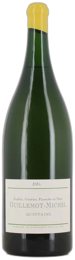 vue du vin Jéroboam de Vin Blanc Vire-Clesse Quintaine Guillemot-Michel 2024