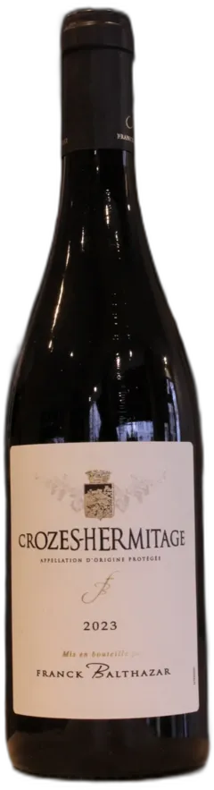 photo du vin Crozes Hermitage 2023 Franck Balthazar