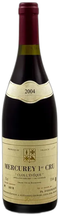 photo du vin Philippe d'Issoncourt - Mercurey 1er Cru "Clos l'Eveque" 2004