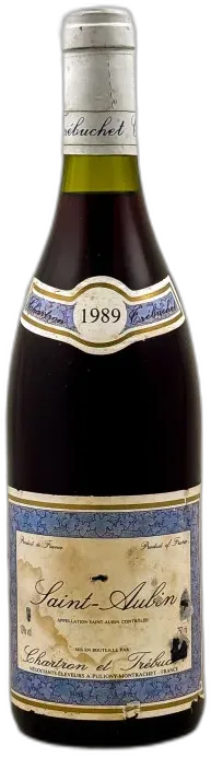 image du vin Chartron & Trébuchet Saint Aubin Rouge 1989
